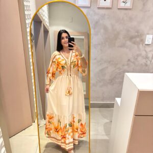 Vestido Longo Floral